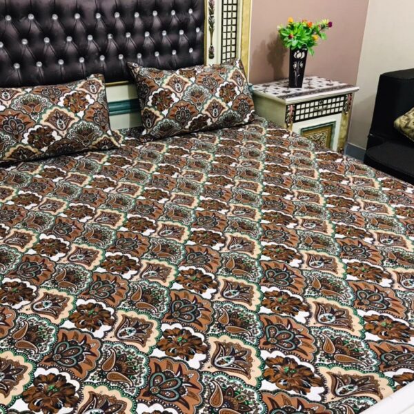 3D-Crystal Cotton Bedsheet