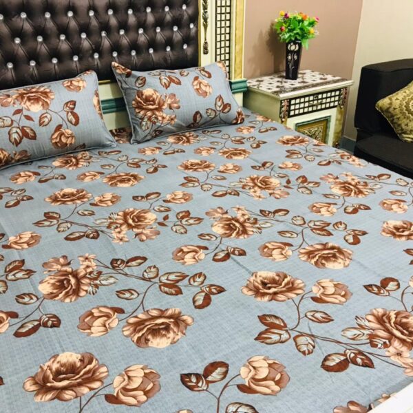 3D-Crystal Cotton Bedsheet