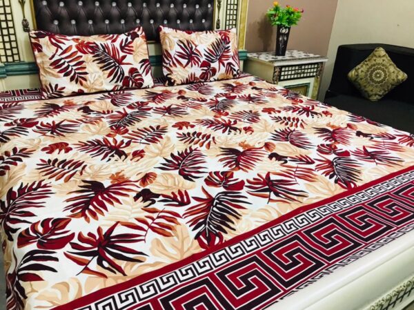 3D Crystal Cotton Bedsheet