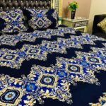 3D Crystal Cotton Bedsheet