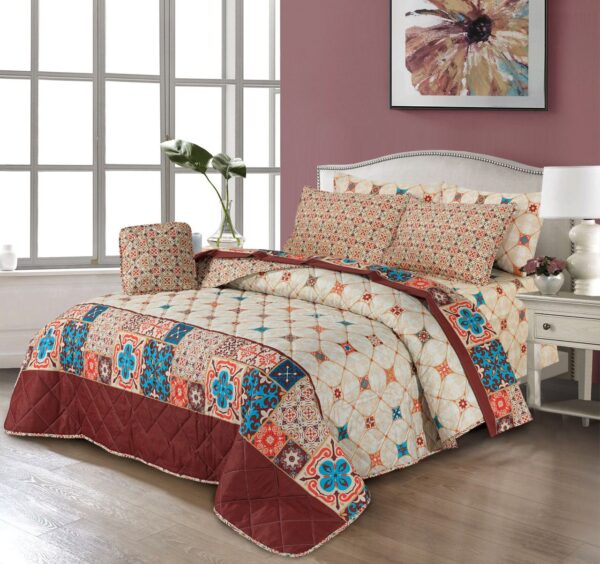 Cotton 7PC Comforter Set D-922